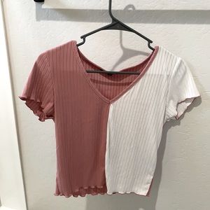 Split Color Top